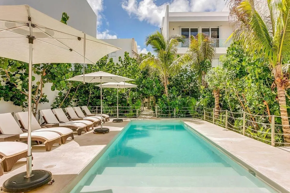 別荘 Luxury Studio With Rooftop Pool And Seaview Balcony アクマル メキシコ